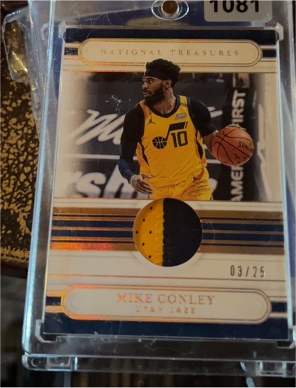 2020-21 Panini National Treasures #03/25 Mike Conley — front