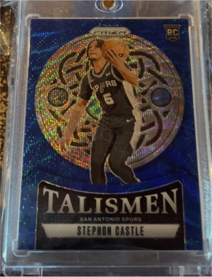 2024-25 Panini Prizm #14 Stephon Castle Talismen — front