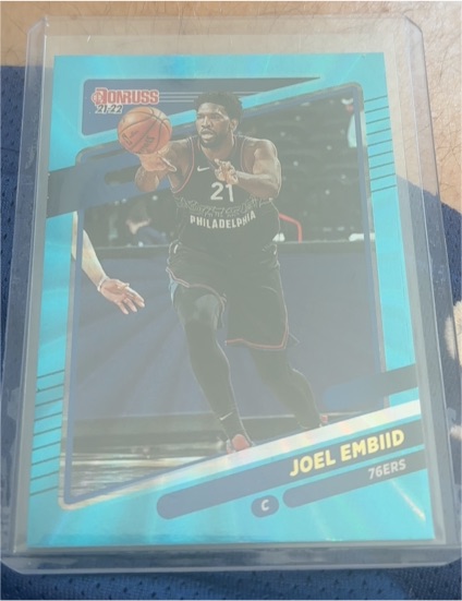 2021-22 Donruss #1 Joel Embiid — front