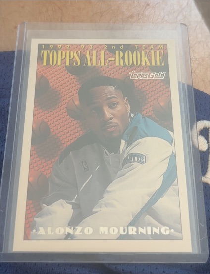 1993-94 Topps Gold #177 Alonzo Mourning — front