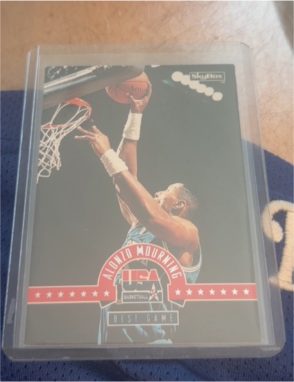 1994 Skybox USA Basketball #3 Alonzo Mourning — front