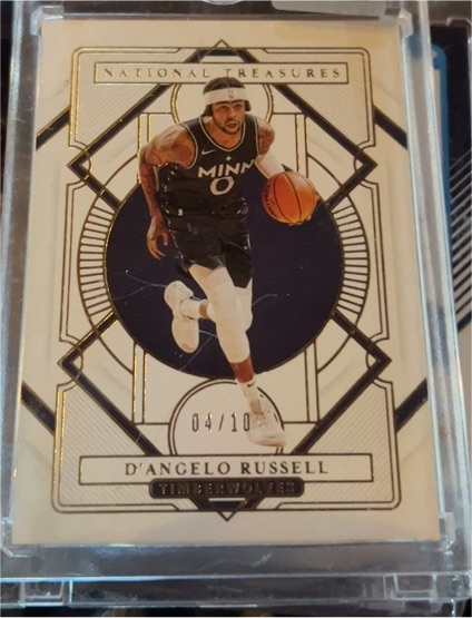2020-21 Panini National Treasures #6 D'Angelo Russell — front
