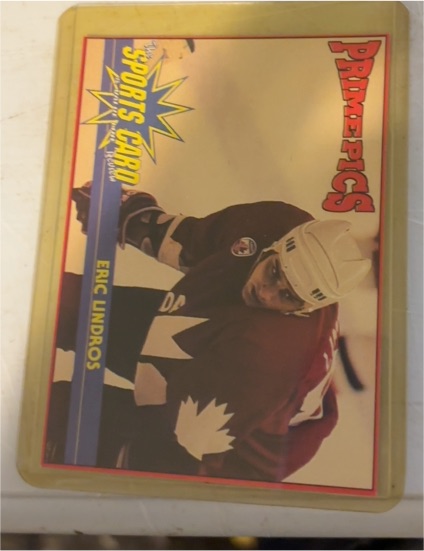 1992 Sports Card Review Prime Pics #4 Eric Lindros — front