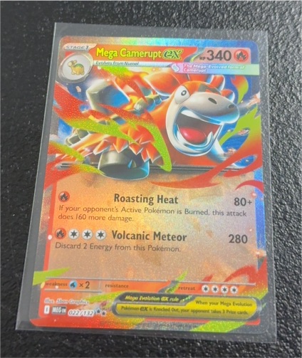 Pokemon TCG Mega Evolution Mega Camerupt ex #022/132 — front