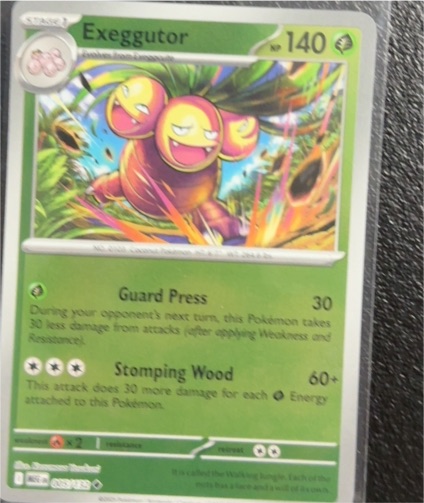 2015 Pokémon ME01: Mega Evolution #005 Exeggutor — front