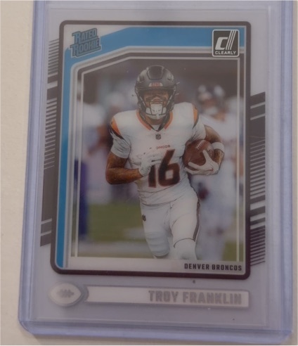 2024 Panini Donruss Clearly #82 Troy Franklin — front