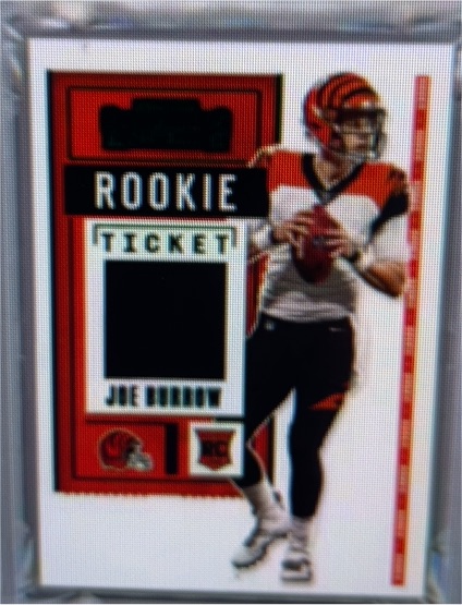 2020 Panini Contenders Rookie Ticket #RTS-JBR Joe Burrow — front