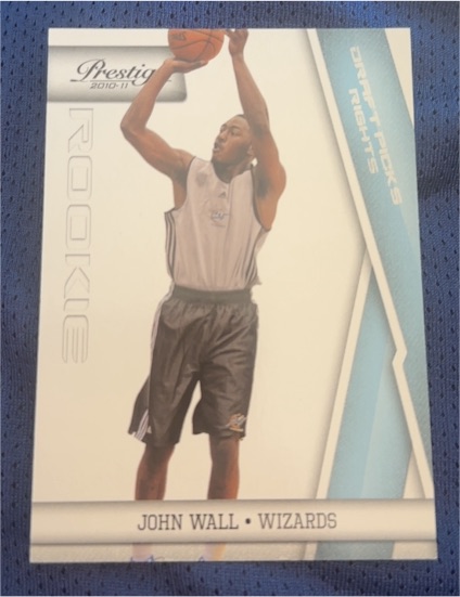 2010-11 Panini Prestige #151 John Wall Rookie Card — front