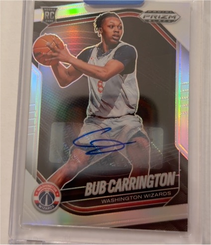 2024-25 Panini Prizm Black #92 Bub Carrington — front
