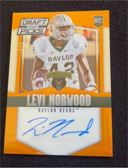 2015 Panini Prizm Draft Picks #212 Levi Norwood — front