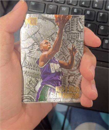 1995-96 Fleer Metal #218 Glenn Robinson — front
