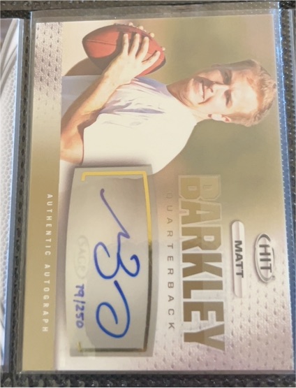 2013 Sage Hit #A130 Matt Barkley — front