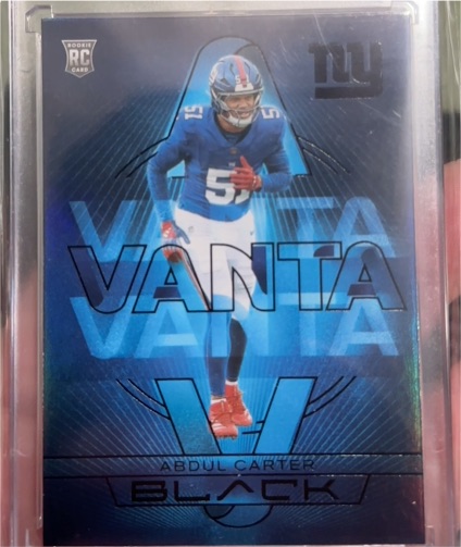 2025 Panini Black Vanta #Abdul Carter — front