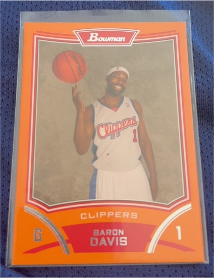 2008-09 Bowman #55 Baron Davis — front