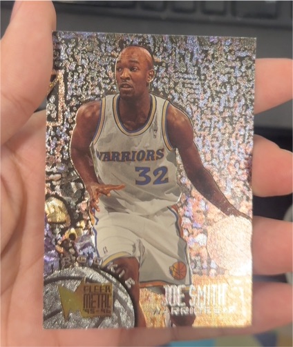 1995-96 Fleer Metal #150 Joe Smith Rookie Card — front