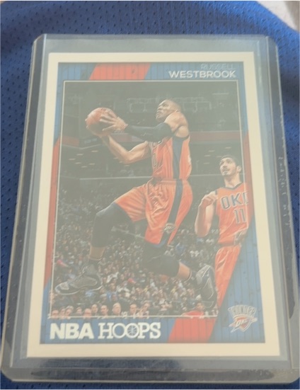 2016-17 Panini NBA Hoops Russell Westbrook — front