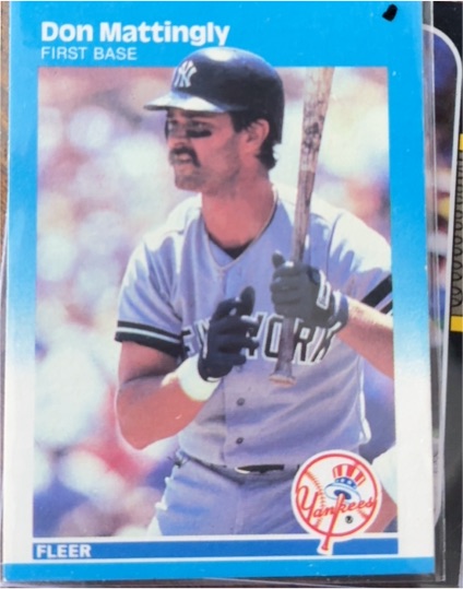 1987 Fleer #104 Don Mattingly — front