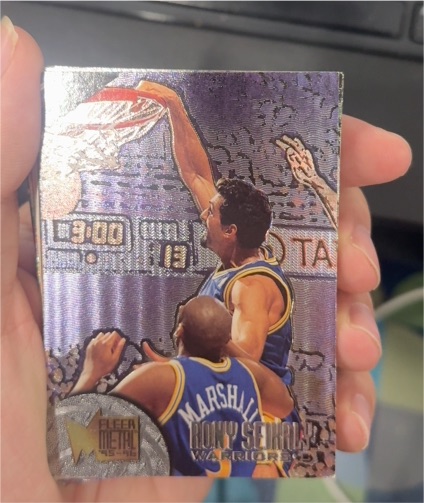 1995-96 Fleer Metal #149 Rony Seikaly — front