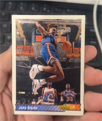 1992-93 Upper Deck #282 John Starks — front