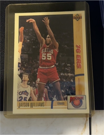 1991-92 Upper Deck Rookie Standouts #R14 Jayson Williams — front