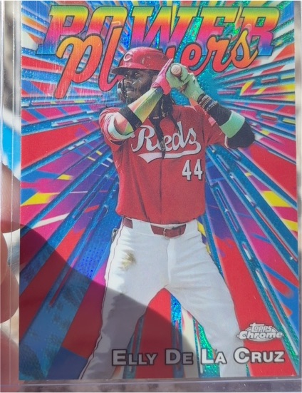 2025 Topps Chrome #PP-16 Elly De La Cruz Power Players — front