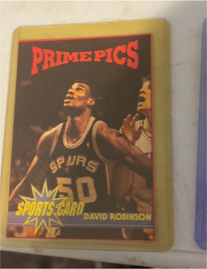 1992 Sports Card Review Prime Pics #1 David Robinson — front