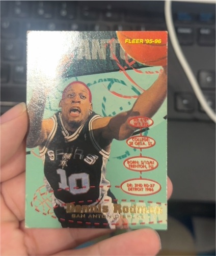 1995-96 Fleer #174 Dennis Rodman — front