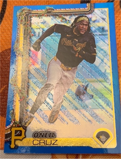 2025 Topps Holiday #284 Oneil Cruz — front