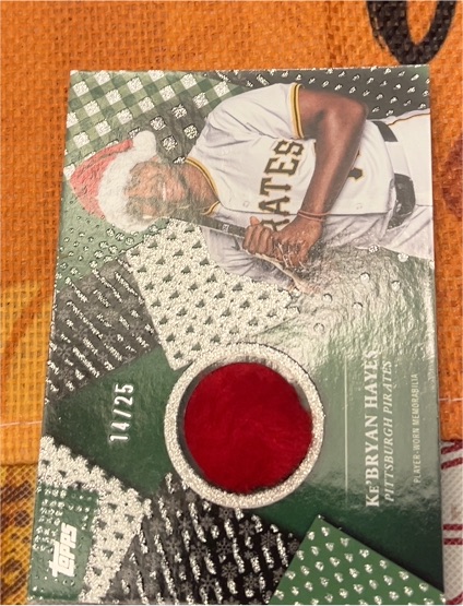 2025 Topps Holiday #HR-KBH Ke'Bryan Hayes — front