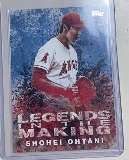 2018 Topps Update #LITM-21 Shohei Ohtani Legends in the Making Rookie — front