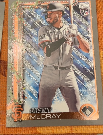 2025 Topps Holiday #H53 Grant McCray — front