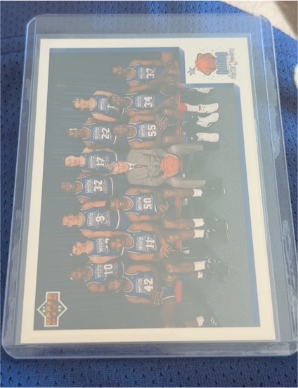 1993 Hoops #282 West Team Photo — front