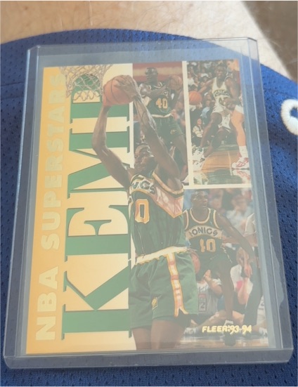 1993-94 Fleer NBA Superstars #8 Shawn Kemp — front