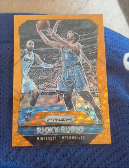 2015-16 Panini Prizm #9 Ricky Rubio — front