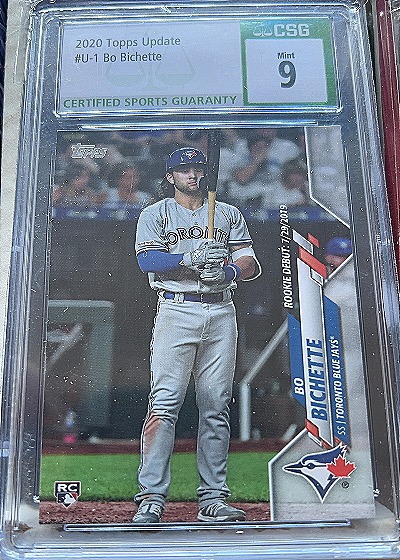 2020 Topps Update #U-1 Bo Bichette — front