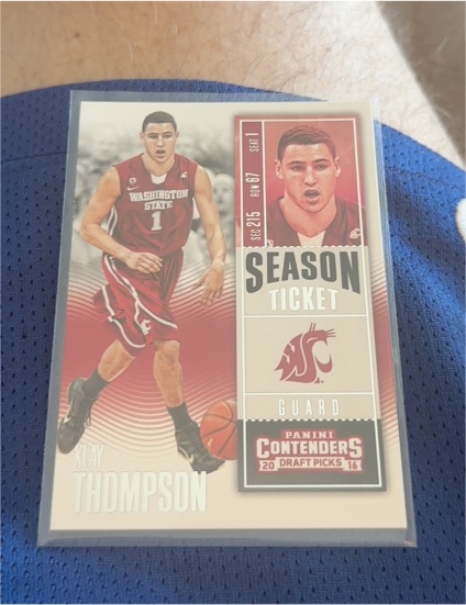 2016 Panini Contenders Draft Picks #60 Klay Thompson — front
