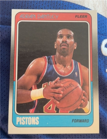 1988-89 Fleer #39 Adrian Dantley — front