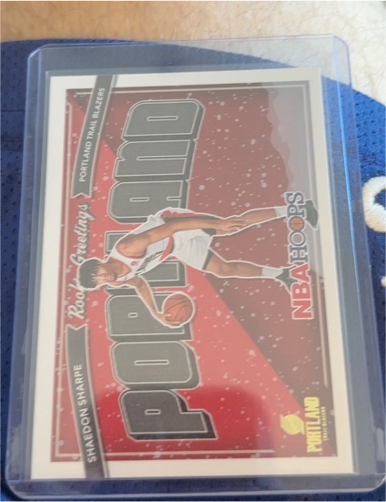 2022-23 Panini NBA Hoops #7 Shaedon Sharpe Rookie Greetings — front