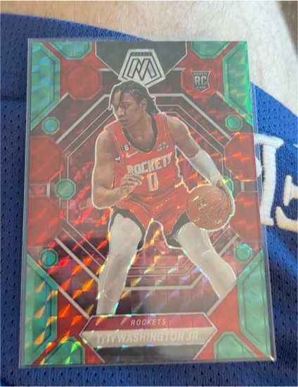 2022-23 Panini Mosaic #205 TyTy Washington Jr. — front
