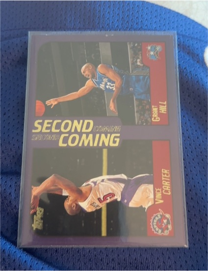 2000-01 Topps #293 Vince Carter Grant Hill Second Coming — front