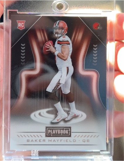 2018 Panini Playbook #128 Baker Mayfield — front