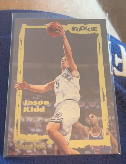 1994-95 SkyBox Emotion #105 Jason Kidd Rookie Dallas Mavericks — front