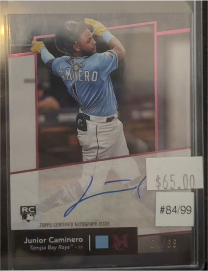 2024 Topps Museum Collection #AA-JC Junior Caminero — front