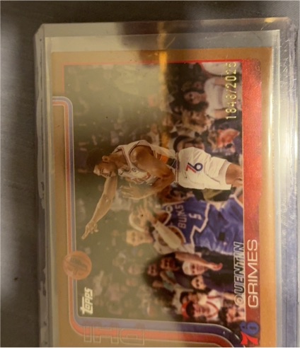 2025-26 Topps Basketball #25 Quentin Grimes — front