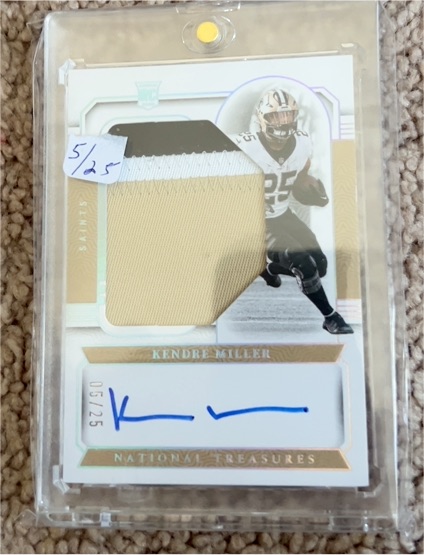 2022 Panini National Treasures #150 Kendre Miller — front