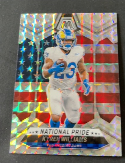 2024 Panini Mosaic #258 Kyren Williams National Pride Pink Camo Prizm — front