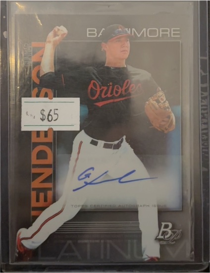 2020 Bowman Platinum #TOP-70 Gunnar Henderson — front