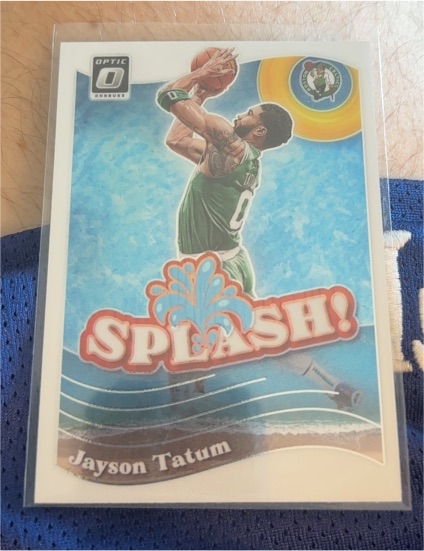 2023-24 Panini Donruss Optic #3 Jayson Tatum Splash — front