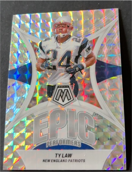 2024 Panini Mosaic Epic Performers #EP-TL Ty Law — front