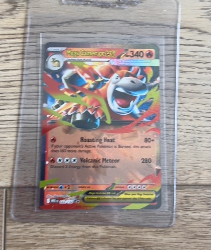 2025 Pokémon TCG #022 Mega Camerupt EX — front
